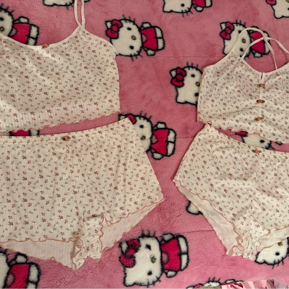 SOLD- Floral Pajama Sets